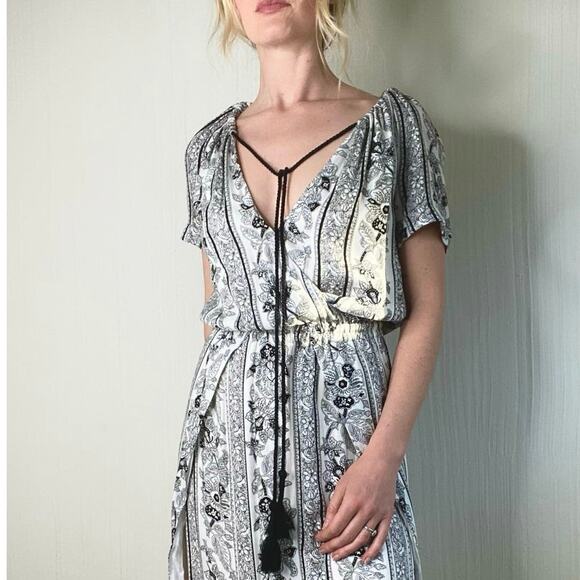 THE JETSET DIARIES TJD Cascara B&W Maxi Dress US XS NWT - Picture 2 of 16